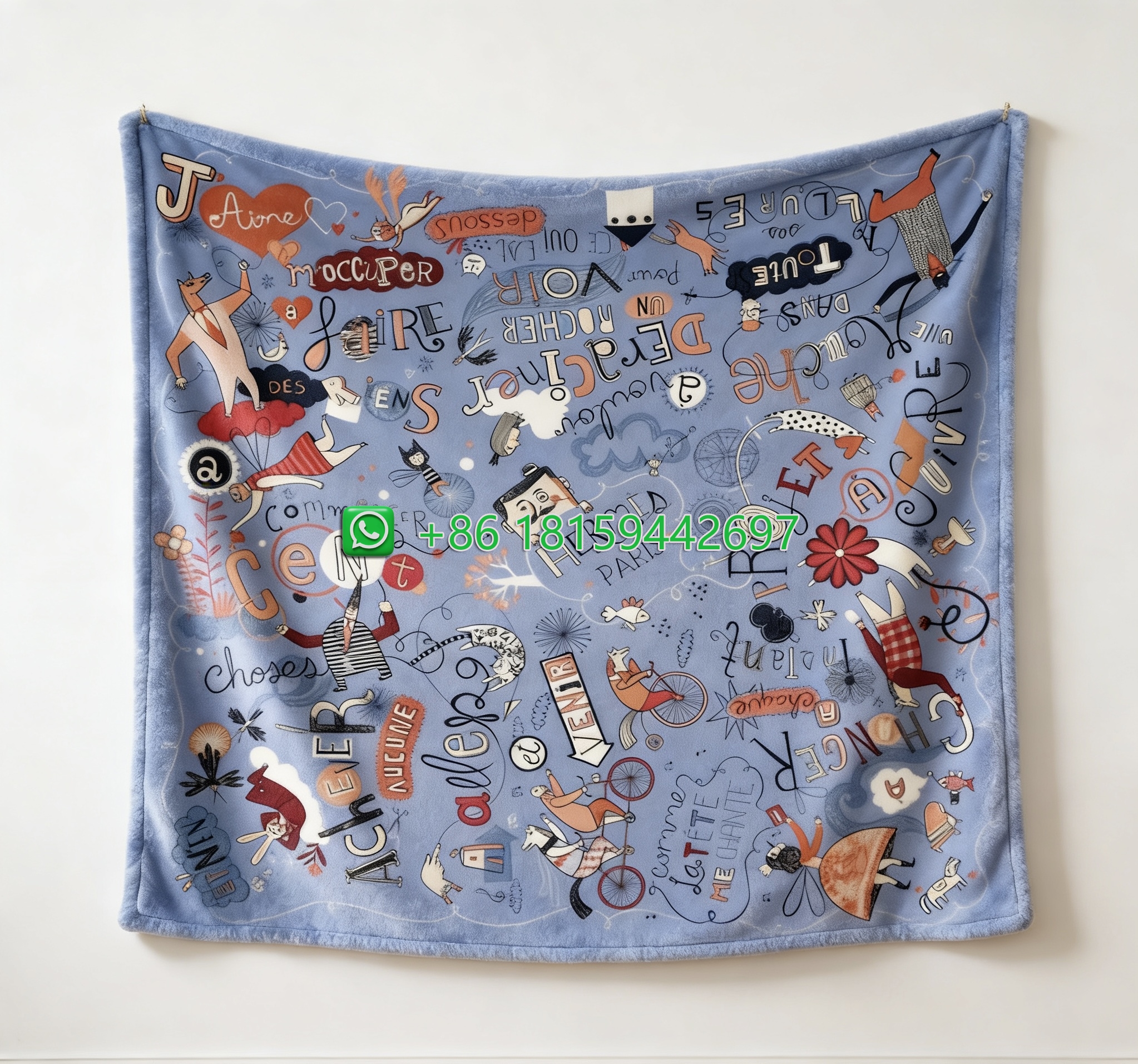 Hermes Throw Blankets